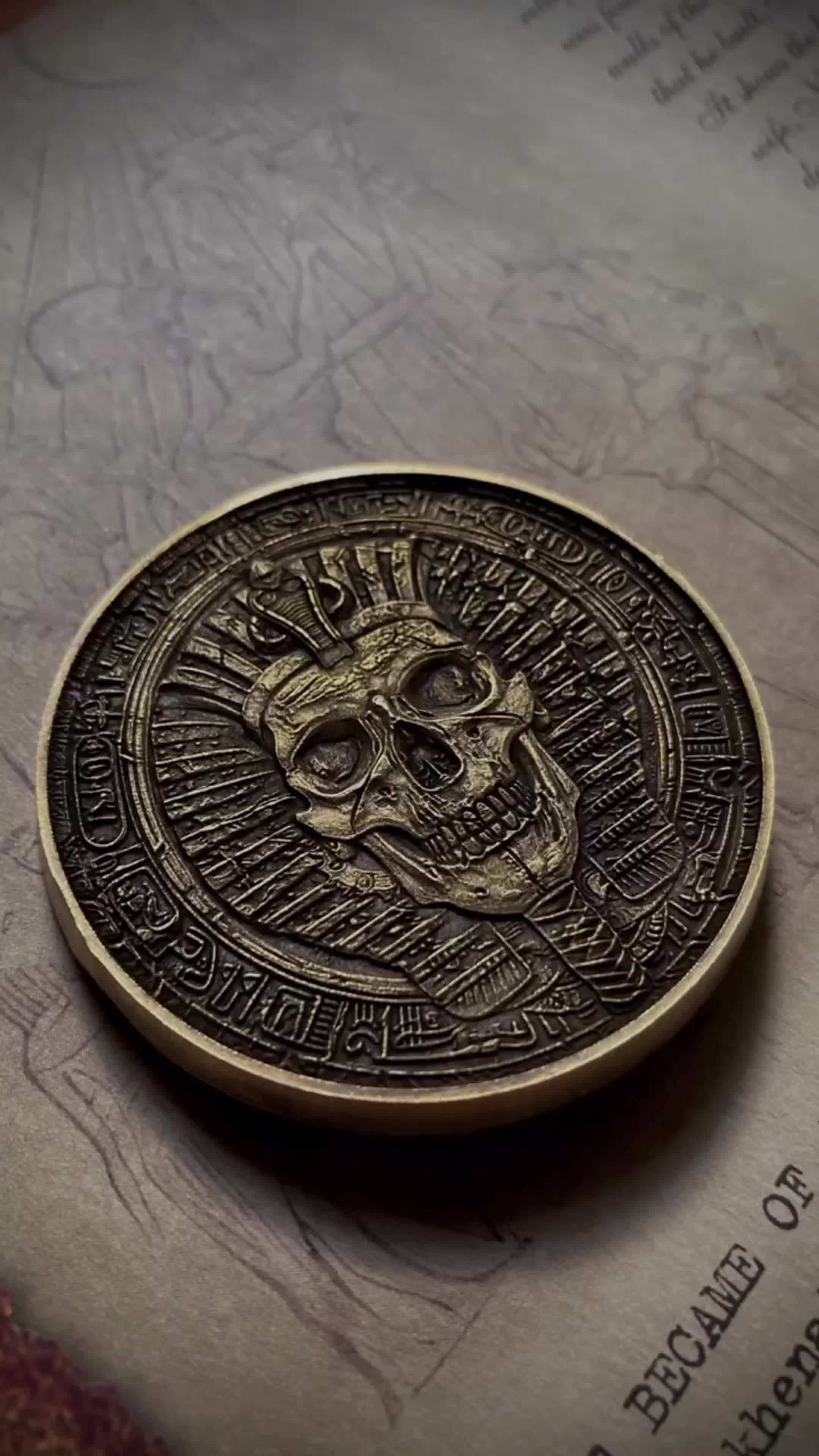 Angel Coin Depth Map and STL File, 3D Relief for Laser Engraving