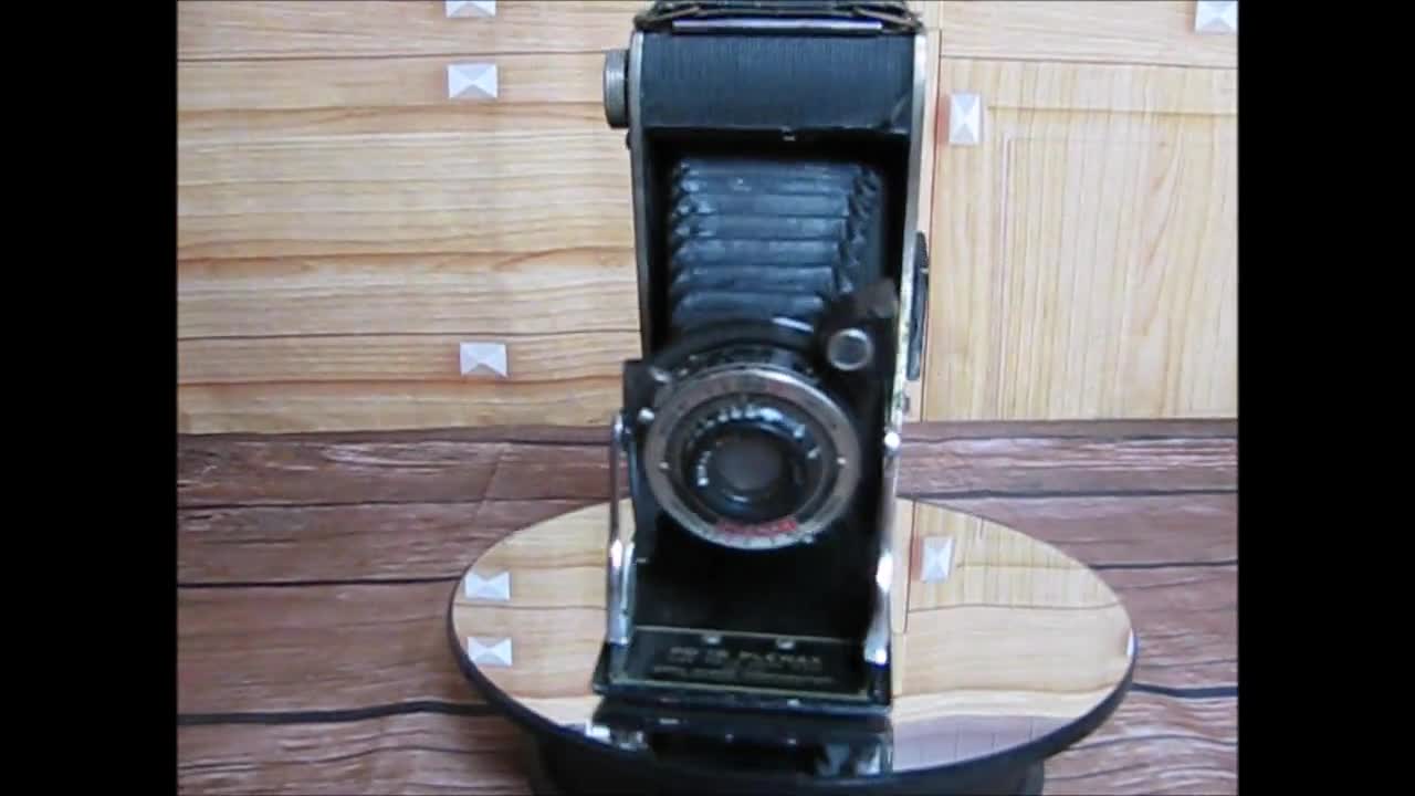 Vintage 1930s Plenax PD16 AGFA Folding Bellows Camera-ansco