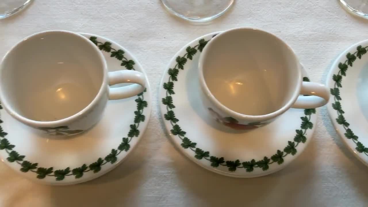 ポートメイリオン ポモナシリーズ コーヒーポット　ヴィンテージ　英国製 ヴィンテージ ポートメイリオン ポモナ エスプレッソ カップ＆ソーサー