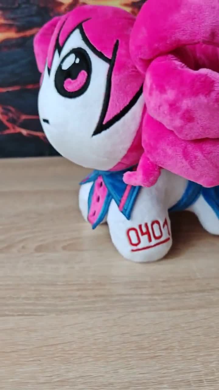 YIPPEEかさねテト。 重音テト。うーん。ぬいぐるみ。サイズ 9 インチ