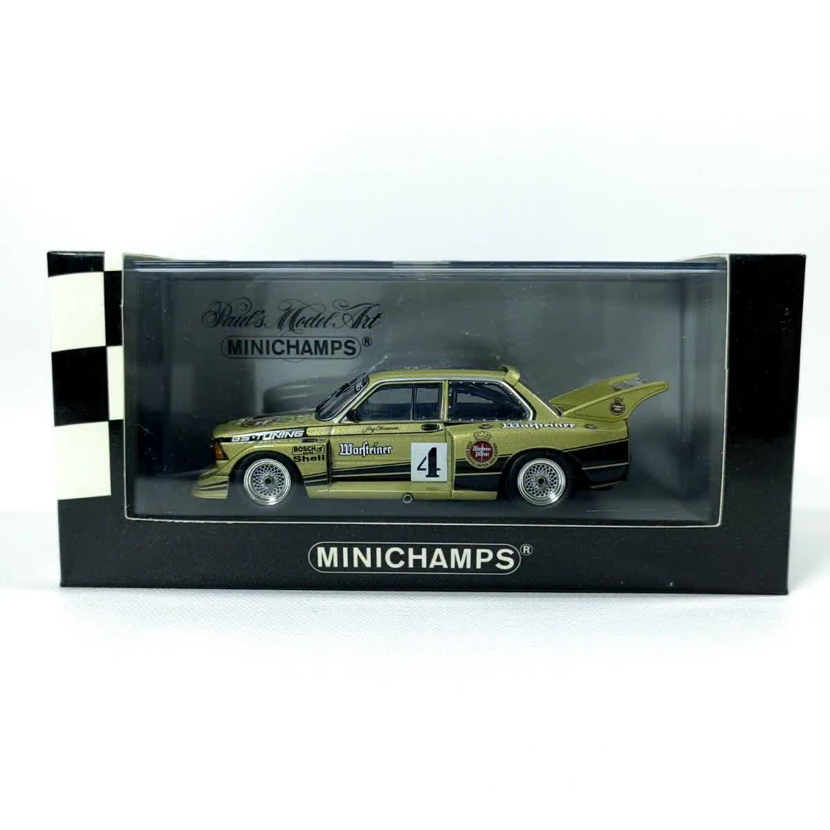 1:43 BMW 320i E21 Group 5 DRM 1977 No4 Jorg Obermoser Diecast