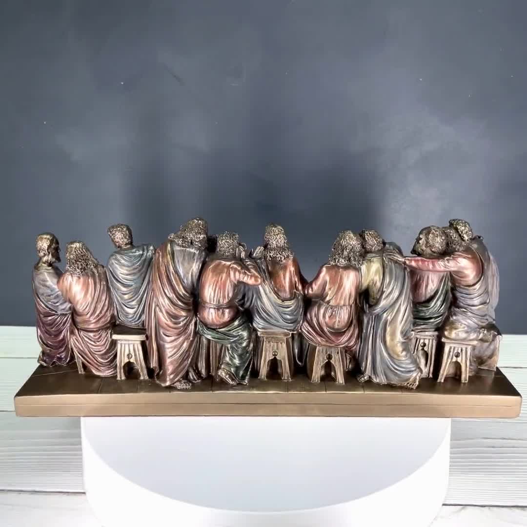 最後の晩餐の像、宗教彫刻 - Etsy 日本