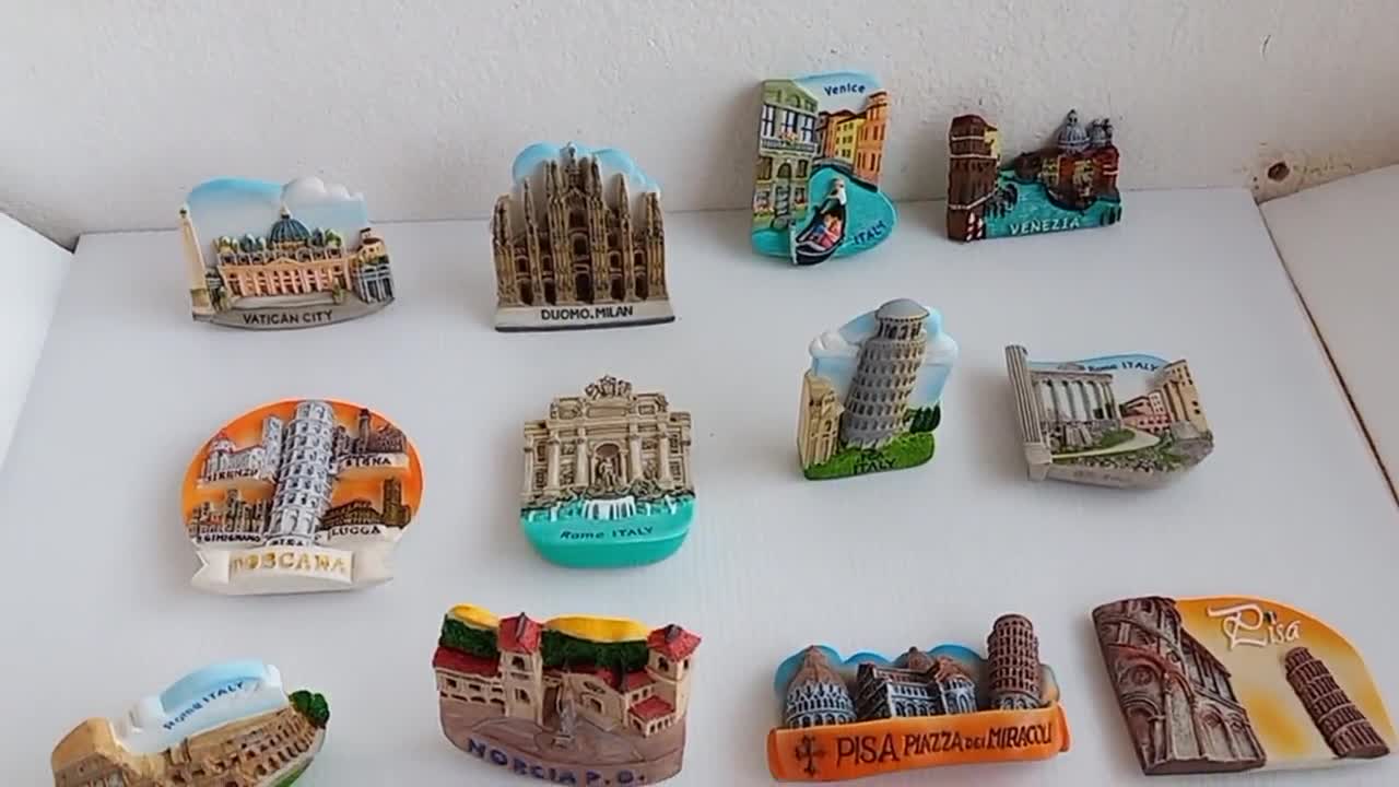 Italy Landmark Souvenir Magnet Collection Gift for Refrigerator #2
