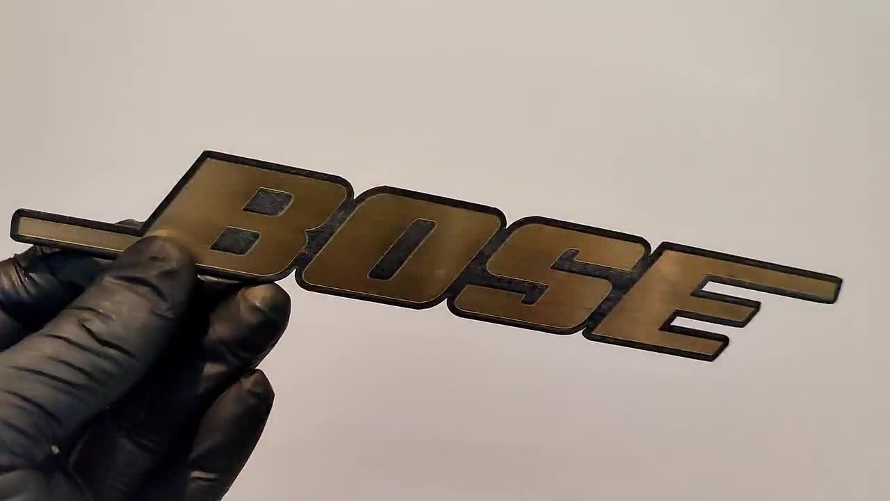Logo - BOSE Laser Cut and Engraved - Etsy