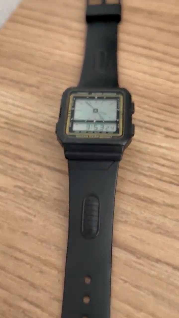 CASIO カシオ デジタル腕時計 AE-31W 80年代　新品電池交換済み 超レア ヴィンテージ カシオ AE-9W アナログ デジタル ウォッチ モッド