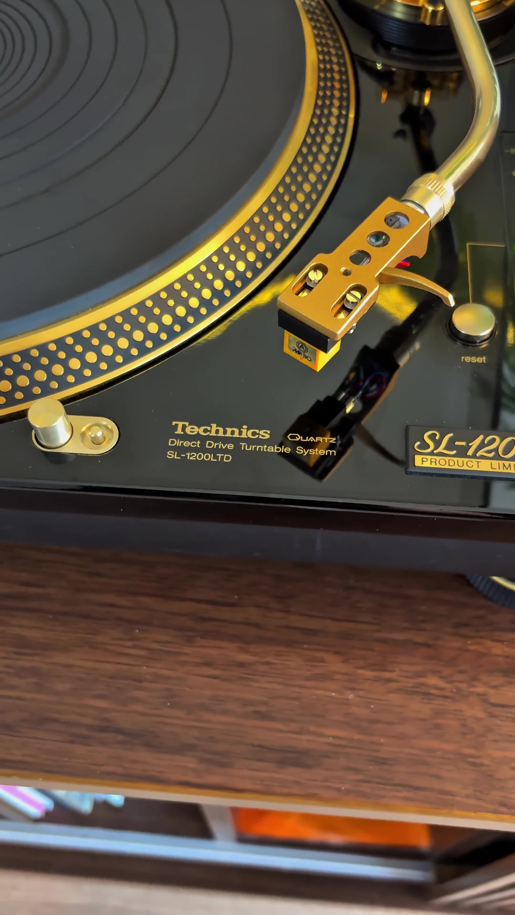 Technics SL-1200LTD 限定版ターンテーブル ヴィンテージ DJ レコード