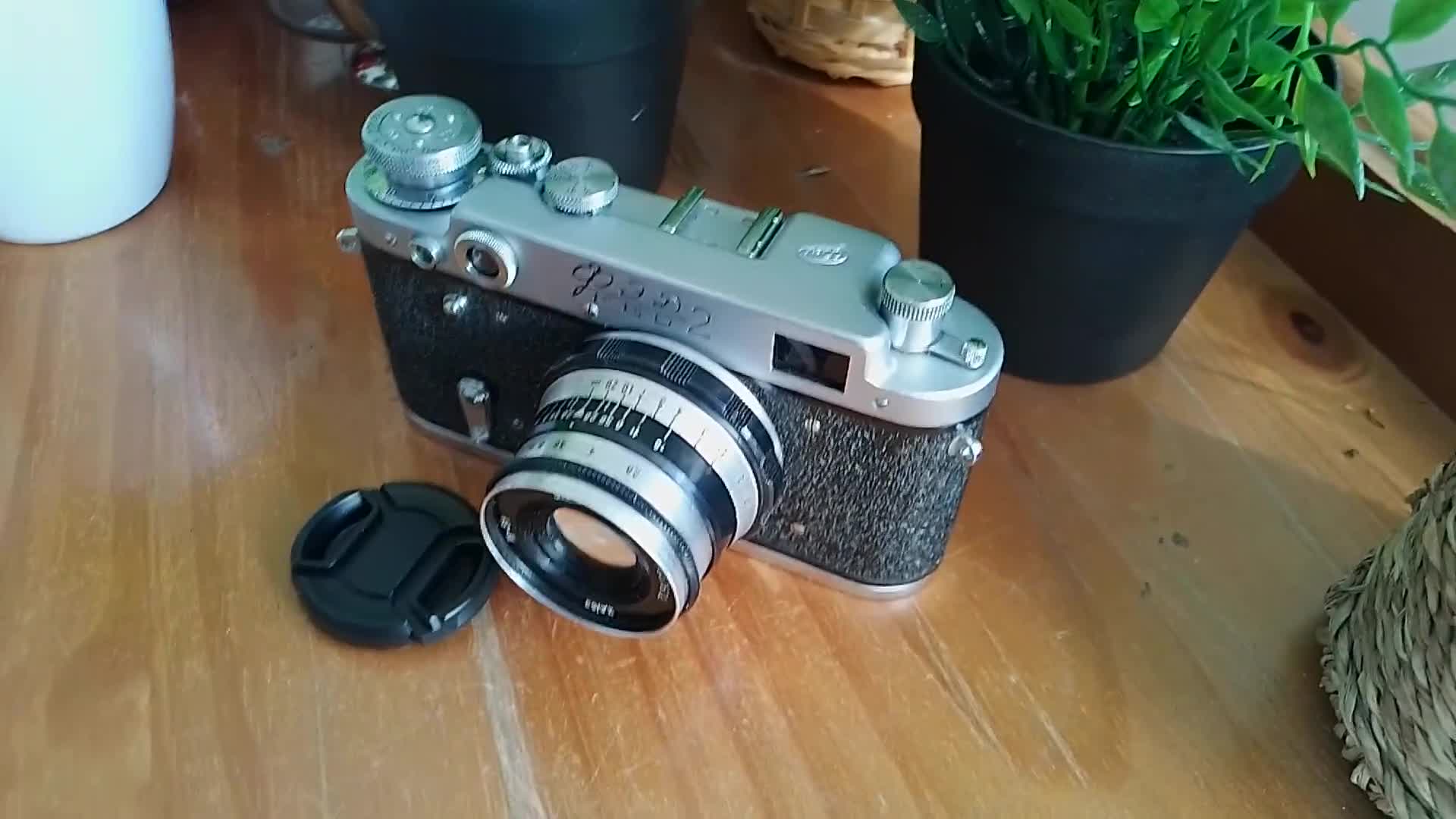 FED-2 タイプD CLA'D ビデオ再生整備済み、M39 ライカネジマウント
