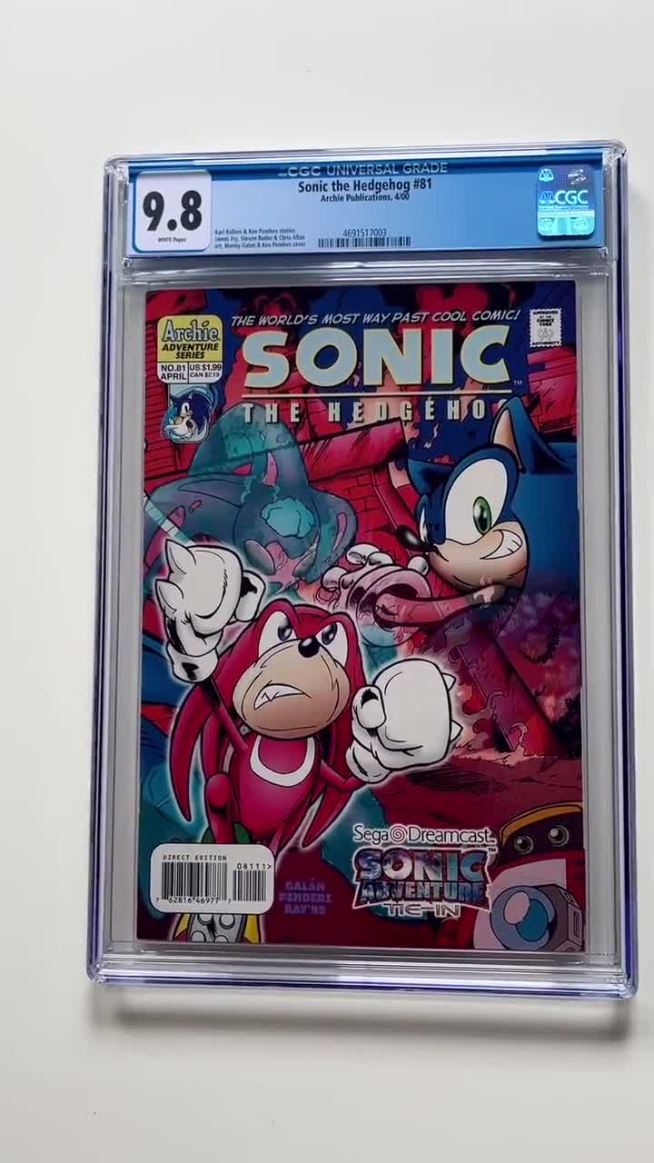 ソニック・ザ・ヘッジホッグ #81 CGC 9.8 (2000) | アドベンチャー関連