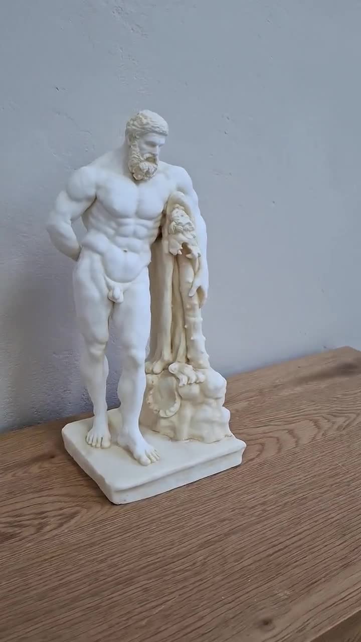 ファルネーゼ ヘラクレス像 西洋彫刻オブジェギリシャ神話ナポリ国立