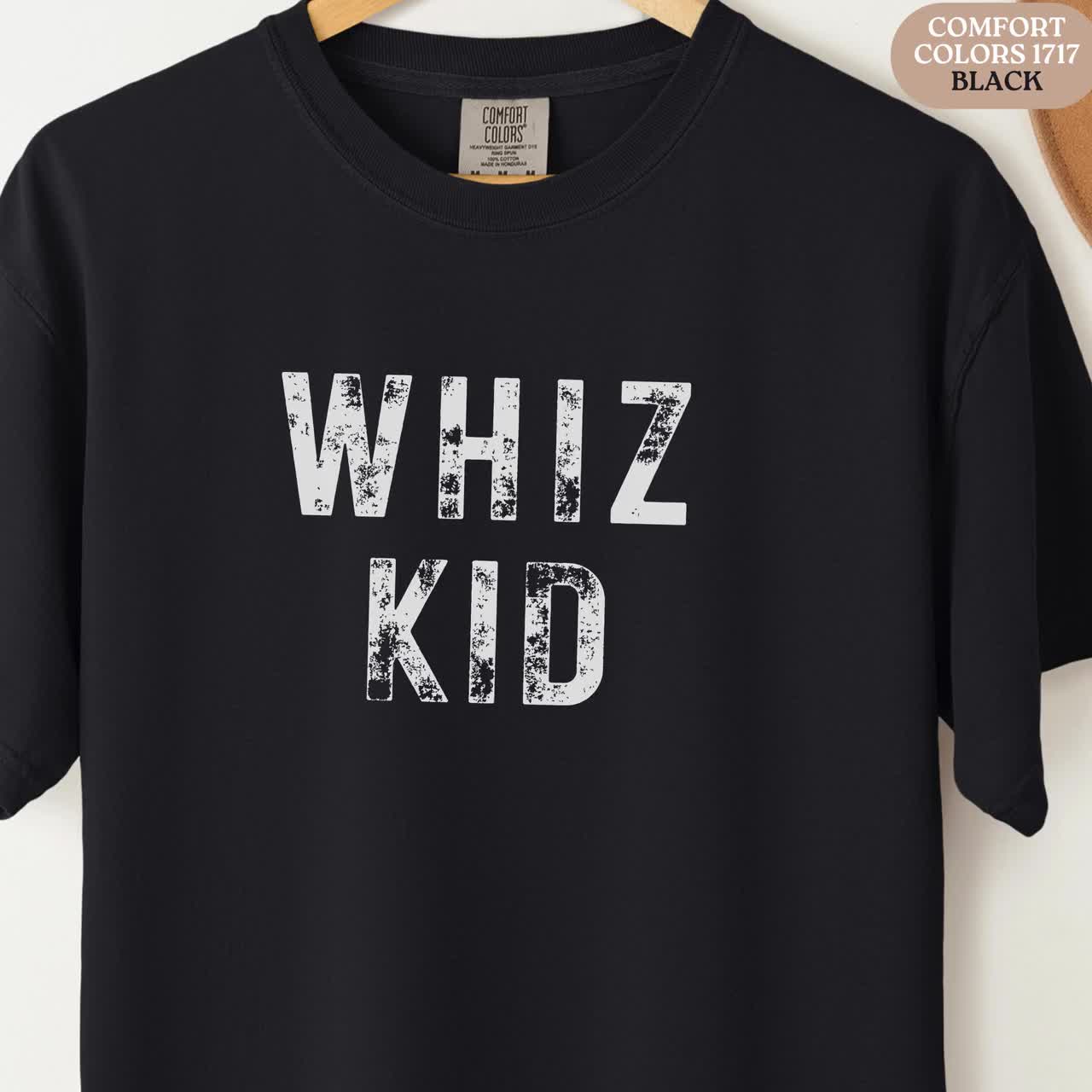 Whiz Kid T-shirt, Philly Cheesesteak Comfort Colors Tee, Funny
