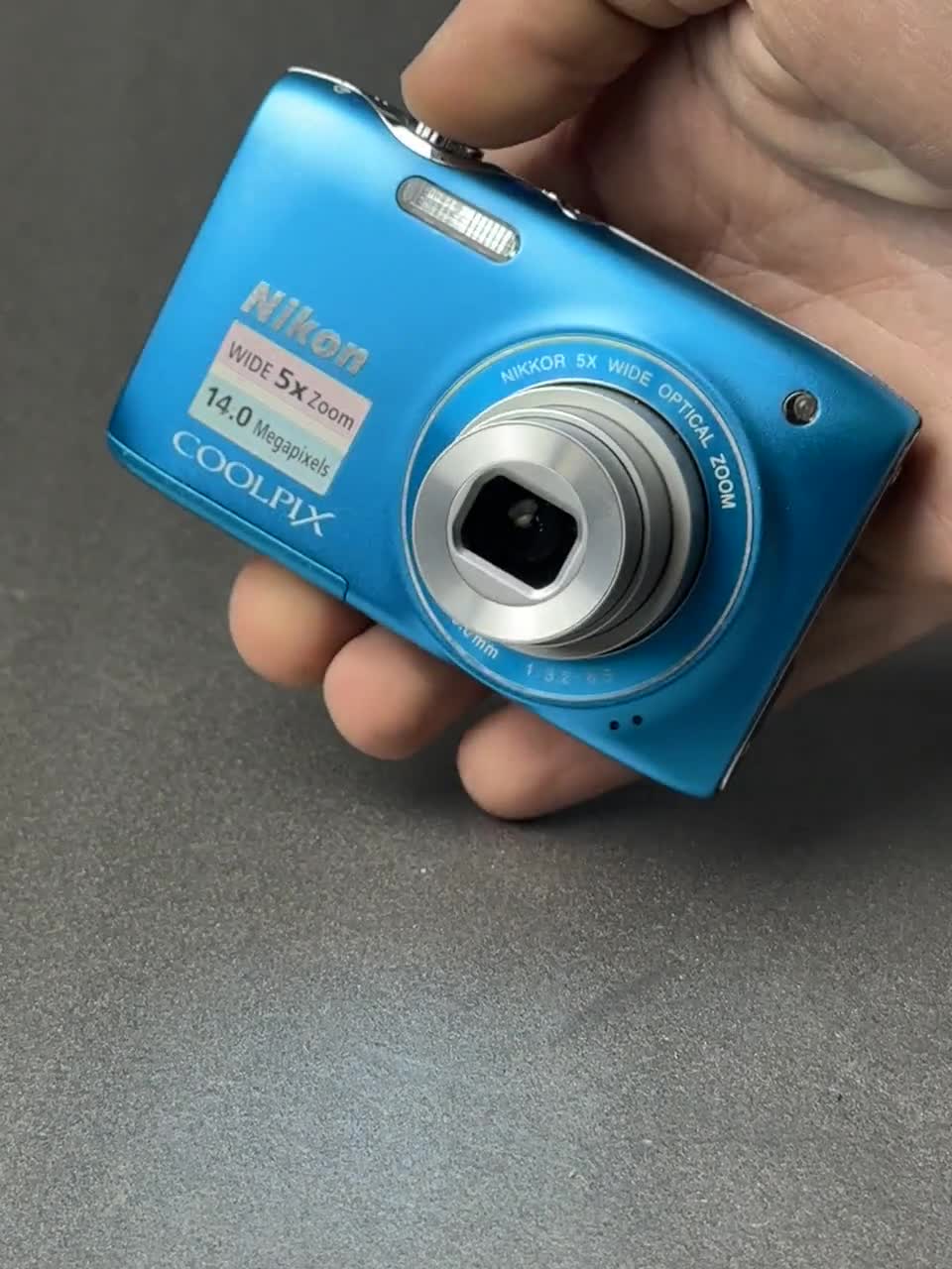 Nikon Coolpix S3100 Blue Digital Camera 14MP | Y2K Digicam | Retro