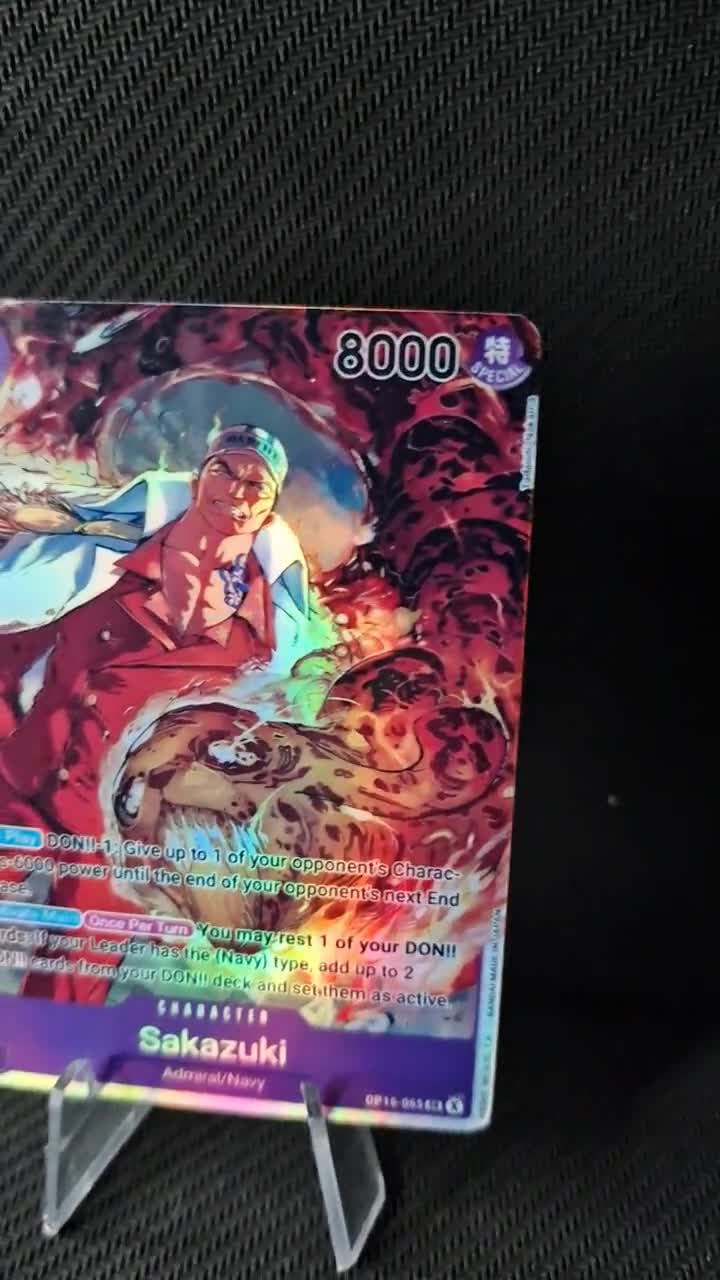 One Piece Proxy Card Holo - Sakazuki OP16-065 Character - Etsy