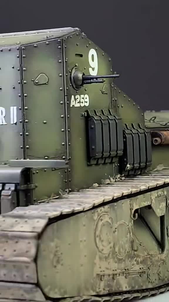 プロビルドモデル Mk.A ホイペット イギリス中戦車 WWI 1:35 (プロの