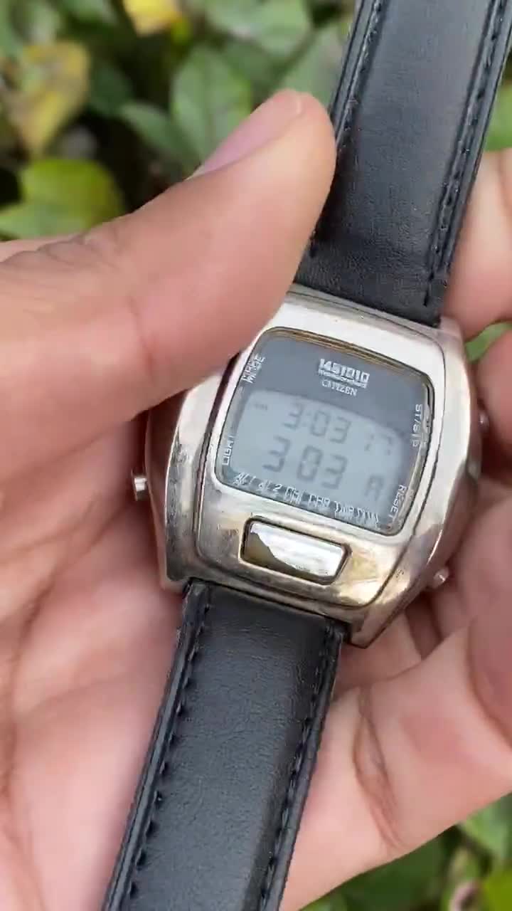Vintage Rare Citizen Independent 1481010 Digital Quartz D390