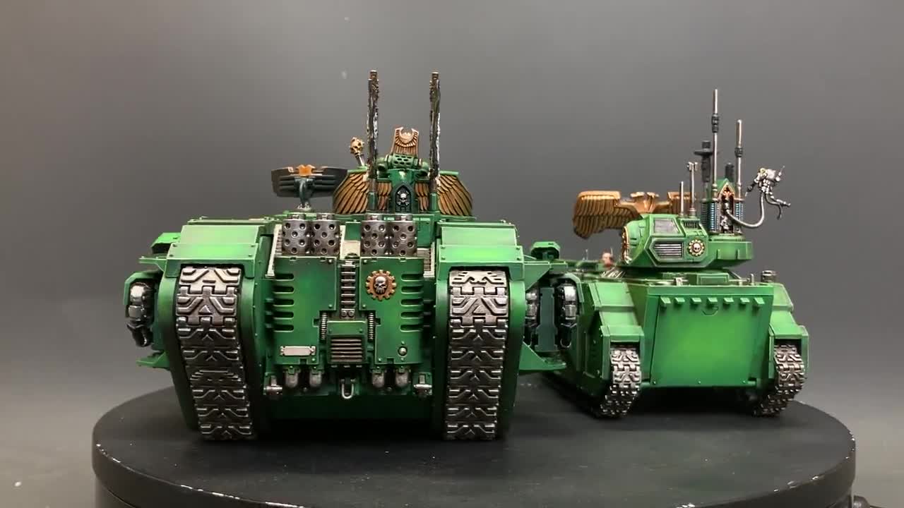 Hq Command Tanks Sprue Space Marines Warhammer 40k 2*miniatures