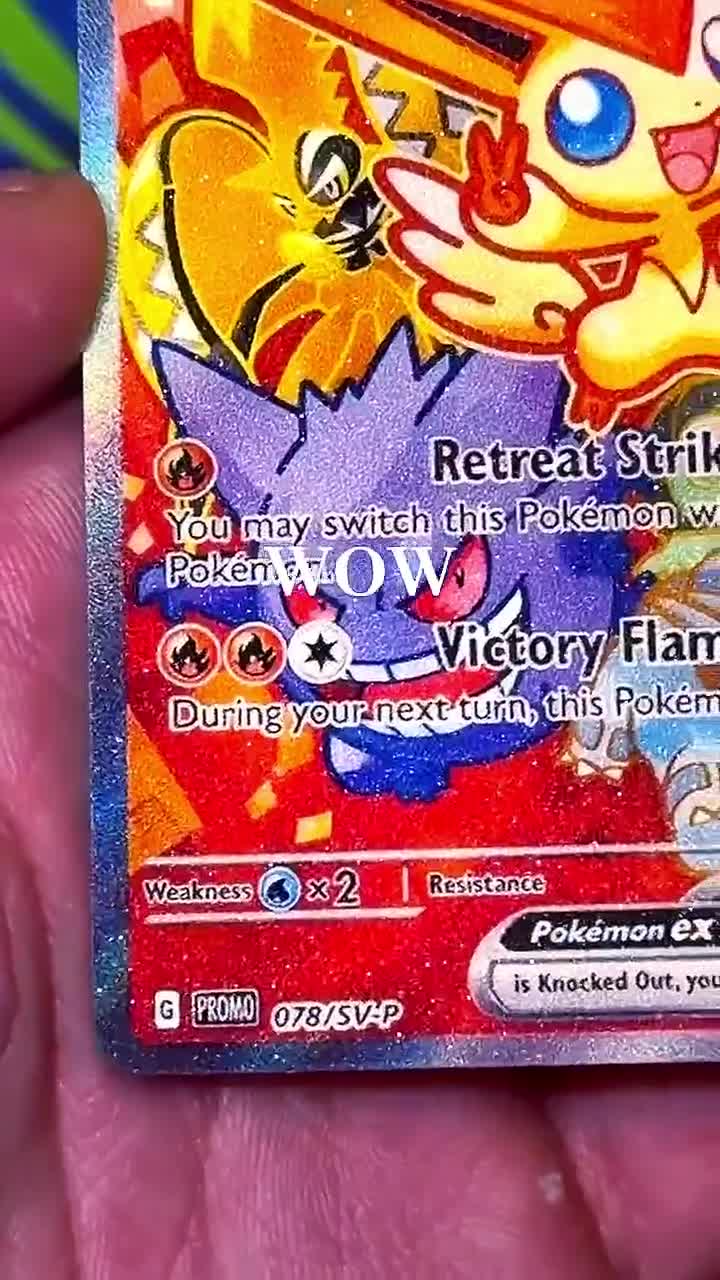 Victini Ex 078/SV-P English Promo – Full Art Textured Pokémon Fan