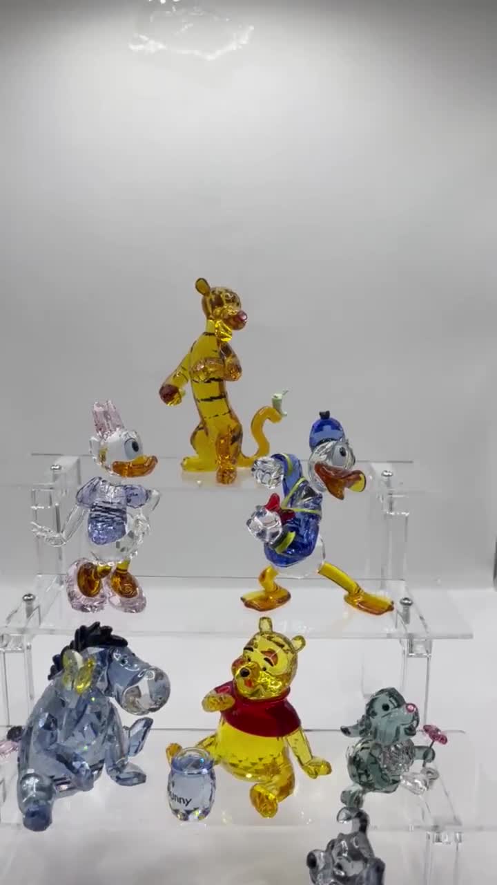 Swarovski Disney Tigger, Eyeore,winnie ,donald Duck and Daisy Duck