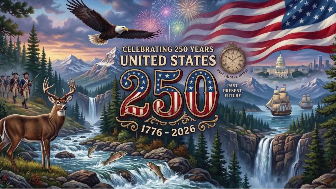 250th Anniversary USA Patriotic Samsung Frame TV Art (digital