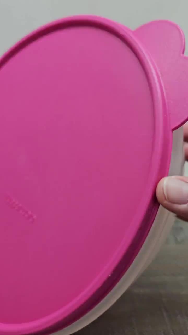 Vintage Pink Tupperware Wonderlier Nesting Bowl Set of 2 - (AS IS