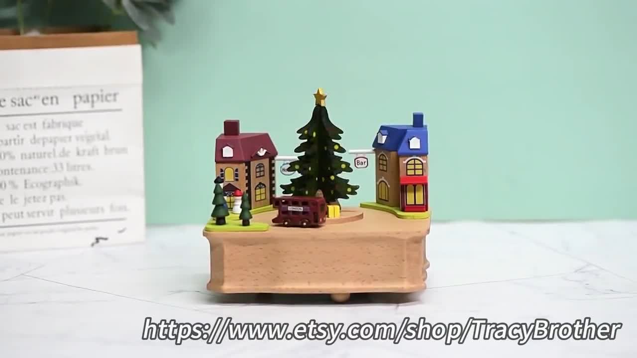 名入れ可能な木製ゆりかごオルゴール：刻印入り記念品ギフト - Etsy 日本