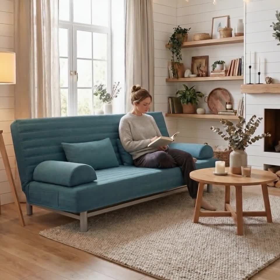 IKEA Beddinge Sofa Slipcover | Quilted Striped Replacement