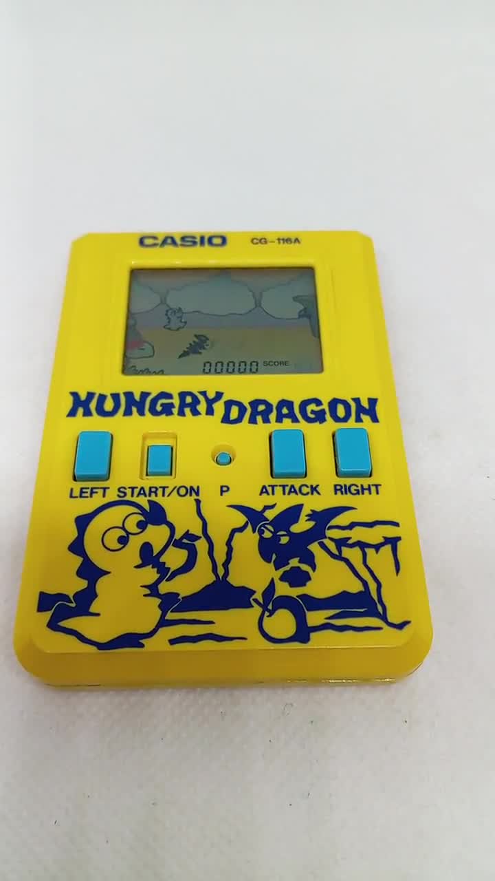 Vintage Casio Game CG-116A Hungry Dragon Japan 1987's. - Etsy