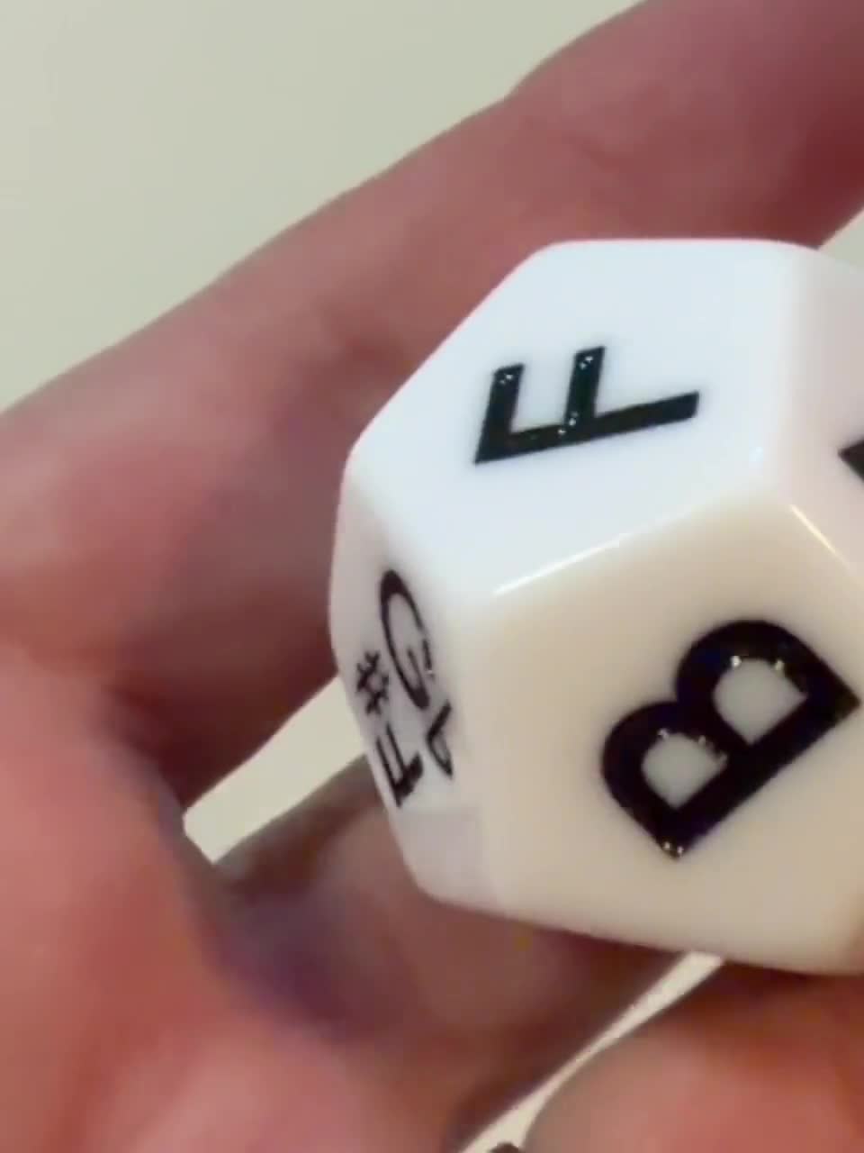 Chromatic Scale Dice: 12-sided Musician's Tool (33mm) - Etsy