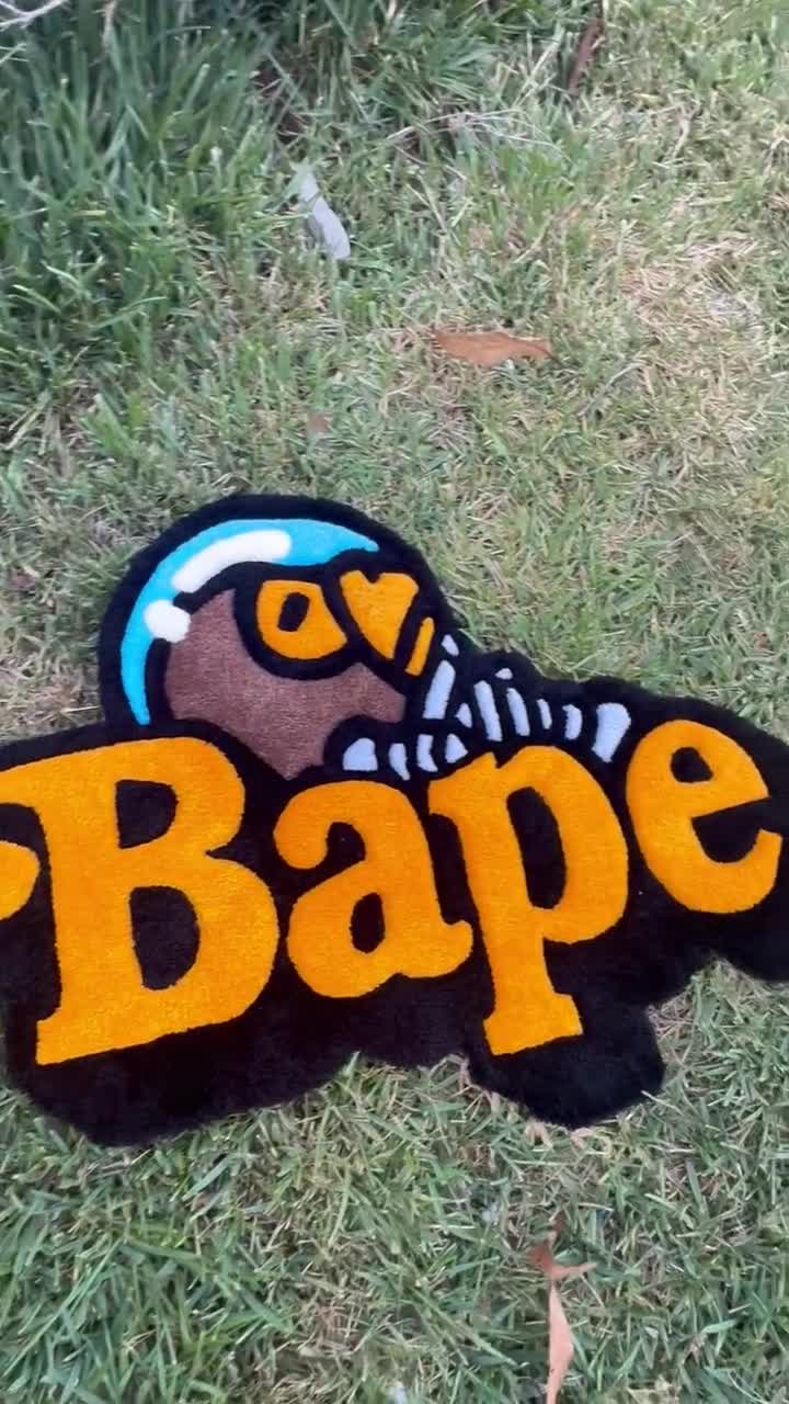BABY MILO 壁掛けラグ　ウォールラグ　床置き BAPE BABY MILO 壁掛けラグ ウォールラグ 床置き BAPE Vintage BAPE HOME