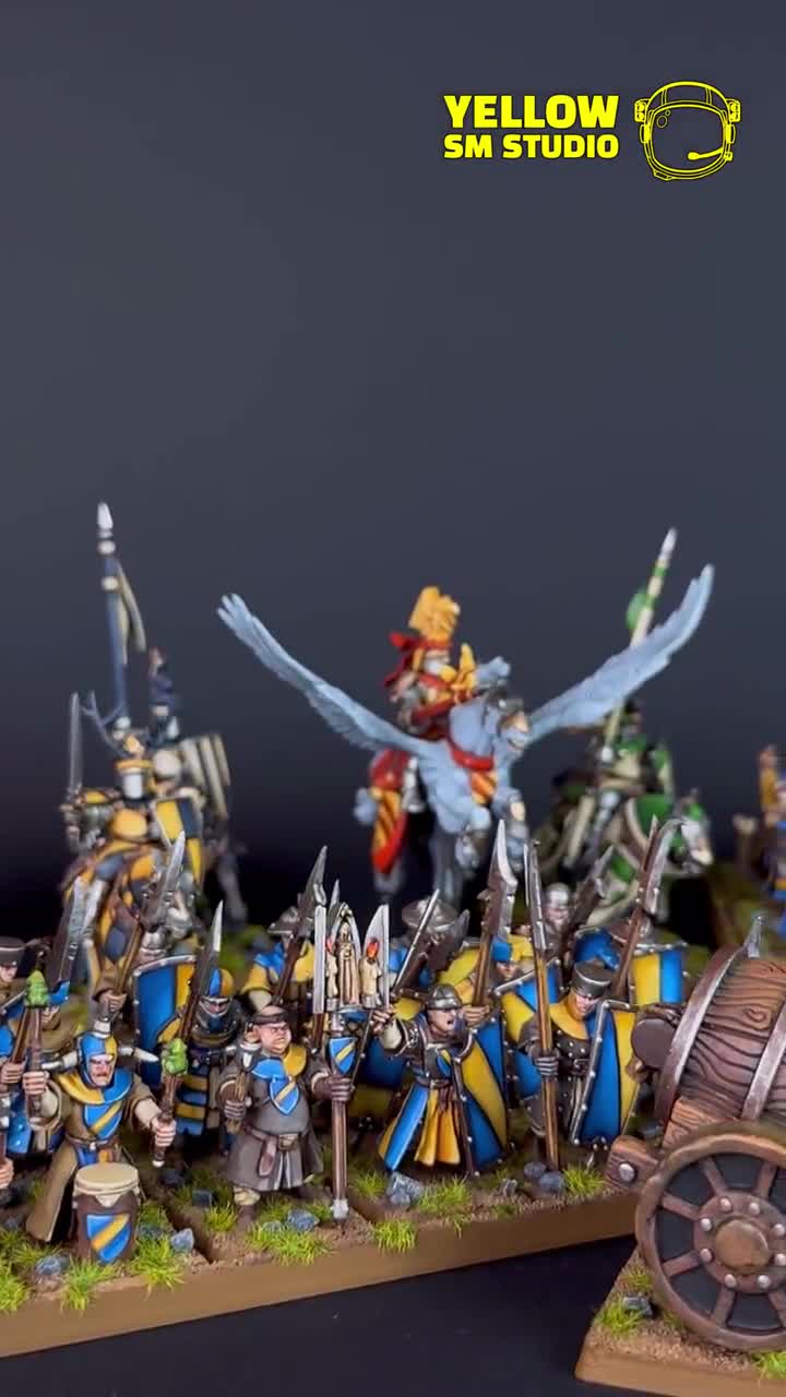 Kingdom of Bretonnia, Warhammer Old World, Full Army, Pro Painted
