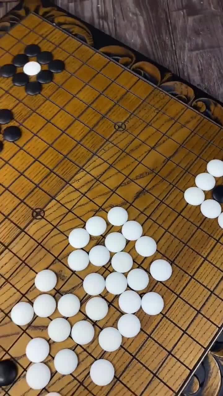 木製碁盤と碁椀セット、在庫あり、定番の中国碁盤セット、男性への