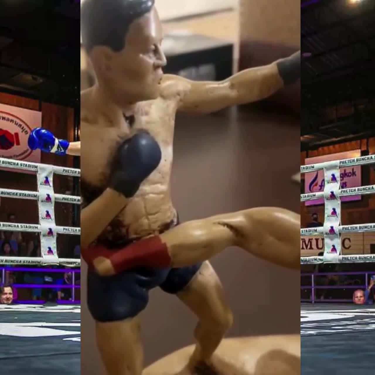 ヴィンテージ ムエタイ ファイター フィギュア – 手作りのタイ