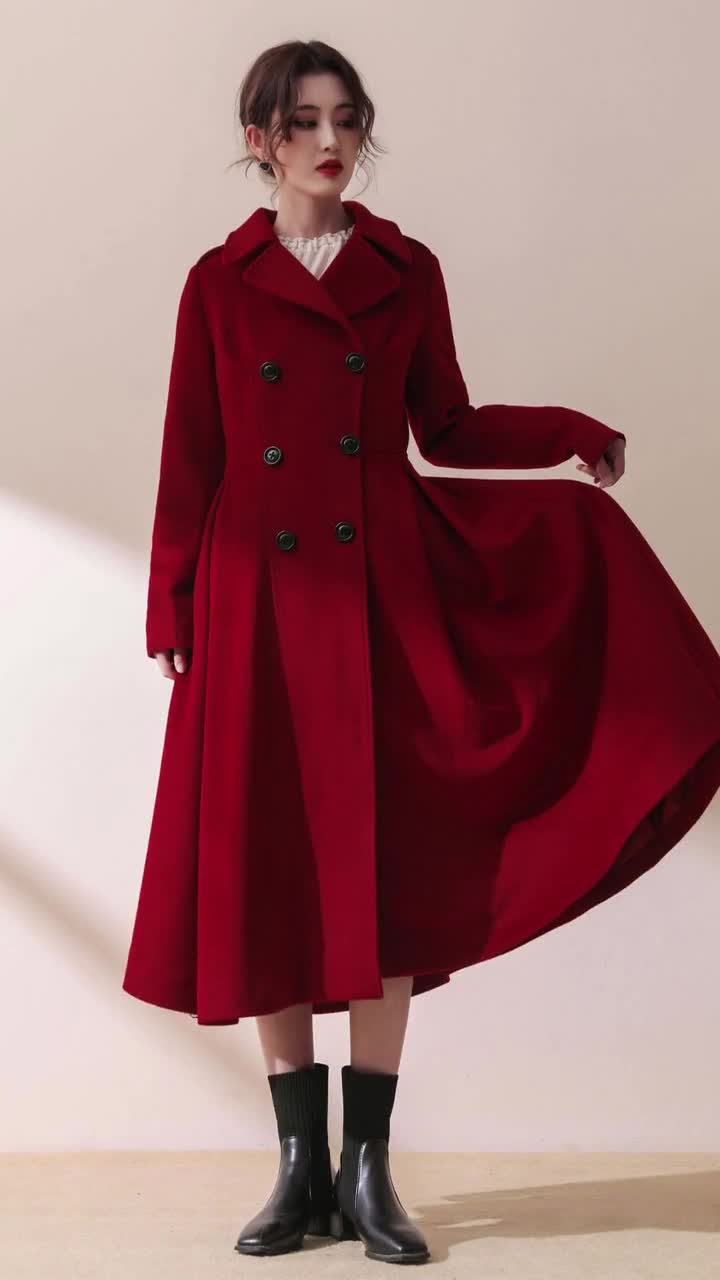 美品✨ アメリヴィンテージ CHARME FLARE LONG COAT M Romantic Coat, Wool Coat, Long Coat, Custom Coat, Plus Size Coat