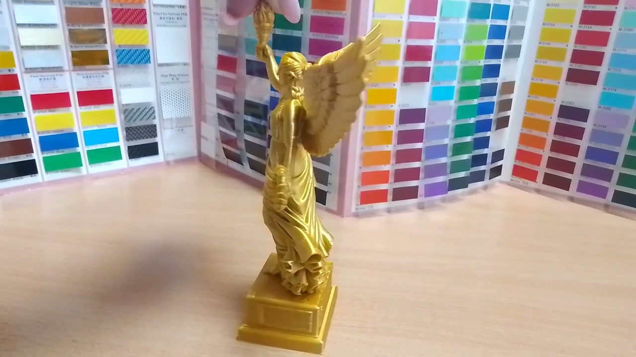 Victory Angel Statue STL | Winged Goddess With Torch | Classical