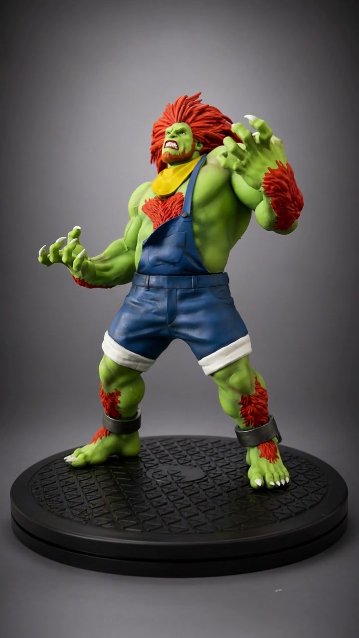 ストリートファイター6 - ブランカ フィギュア - 25 cm ハンドメイド