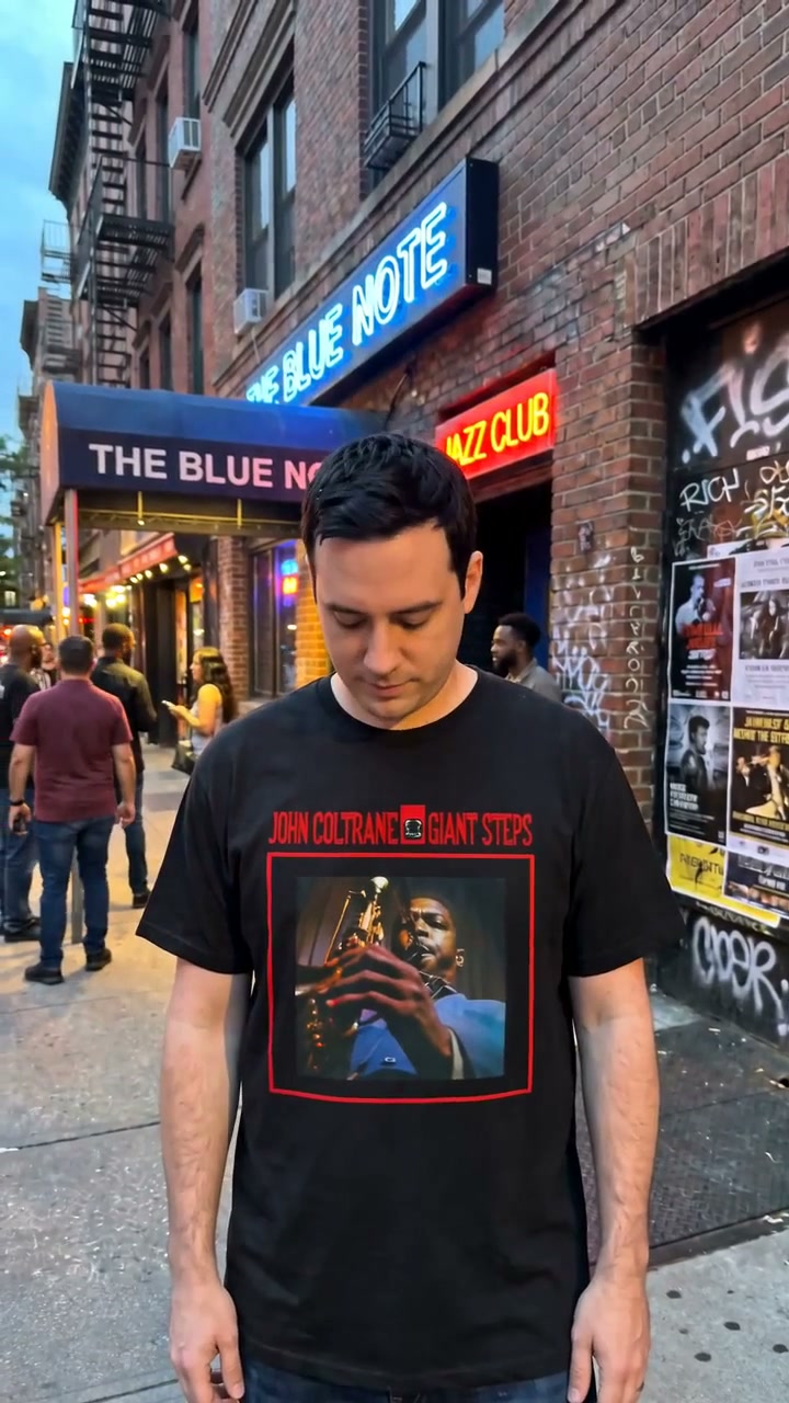 John Coltrane Tee Shirt, Retro Jazz Shirts, Vintage Vinyl Shirt - Etsy