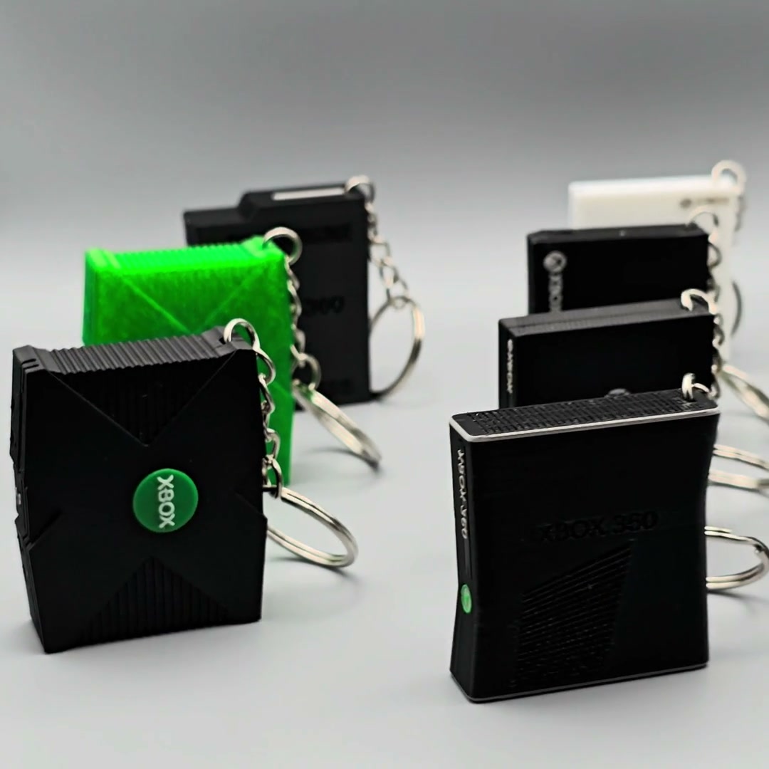 Xbox Console Keychain Collection | Original, 360, One, Series X S