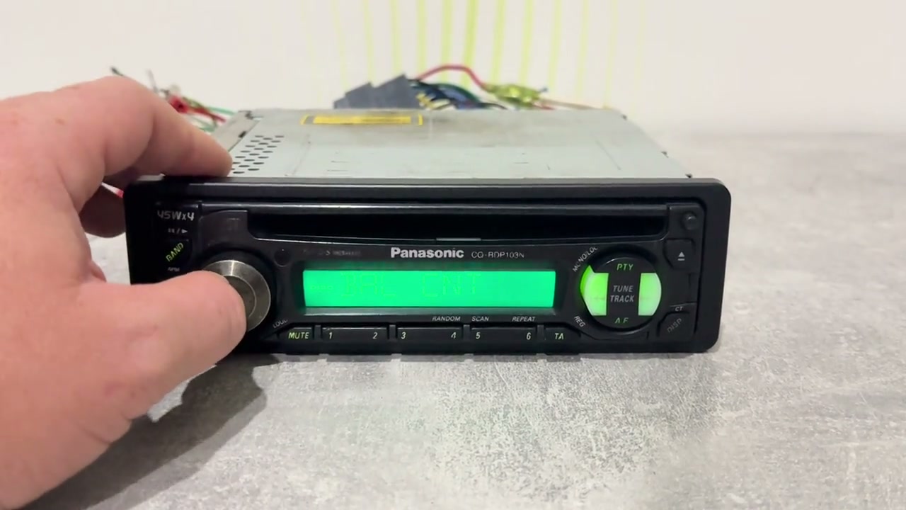 Panasonic CQ-RDP103N Vintage Car Stereo CD Player Receiver Radio