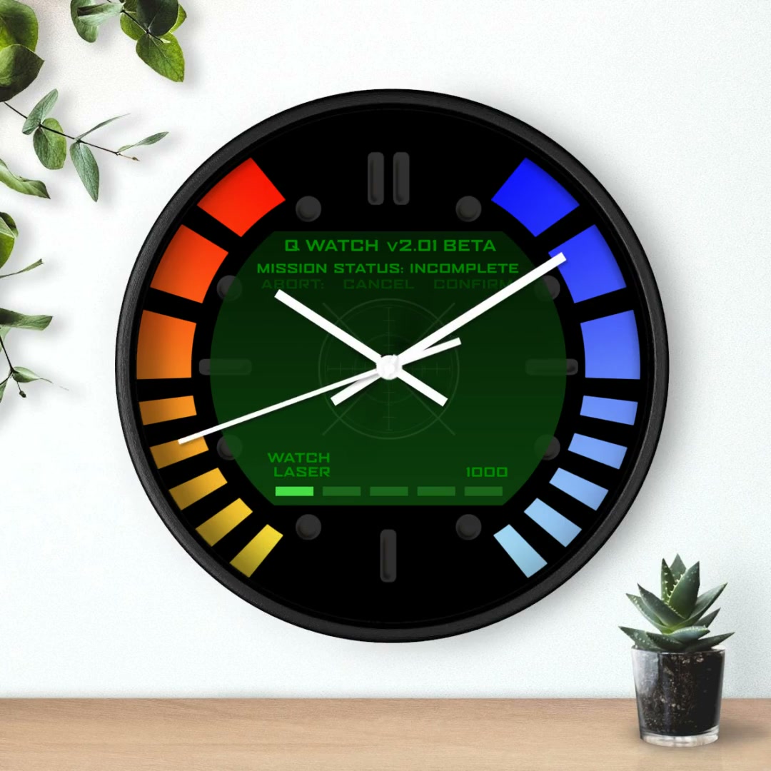 007 James Bond Goldeneye Wristwatch Style Wall Clock - Unique