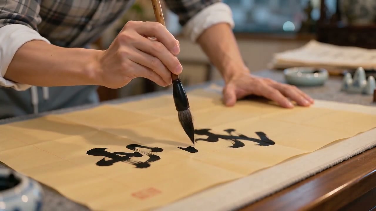漢字書法 Chinese Calligraphy Masterpiece Handwriting by Master