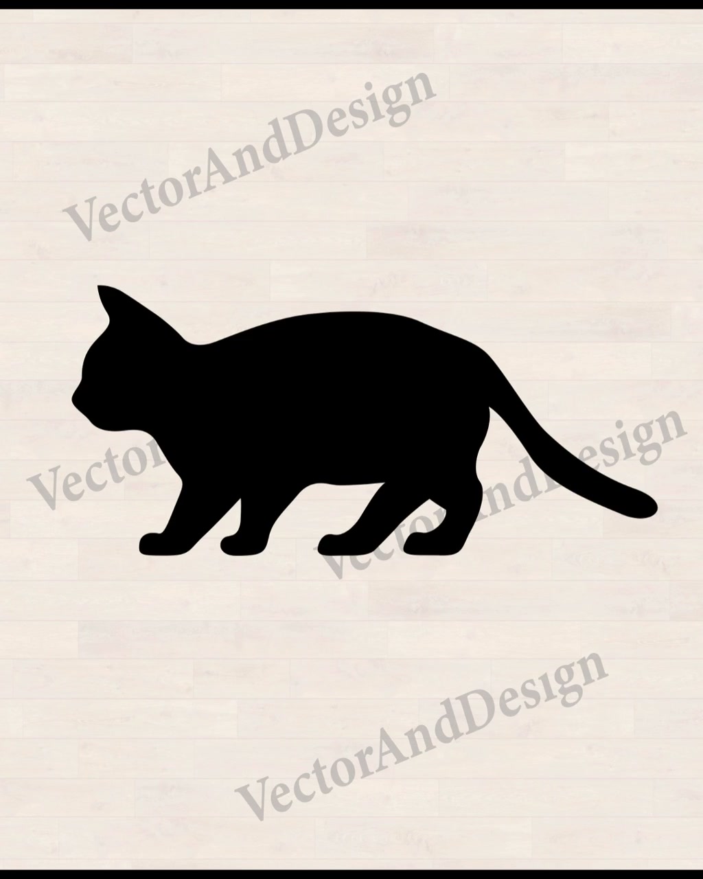 猫のシルエットタペストリー 猫のシルエットSVG、複数のポーズ、Cricutカットファイル、レーザー