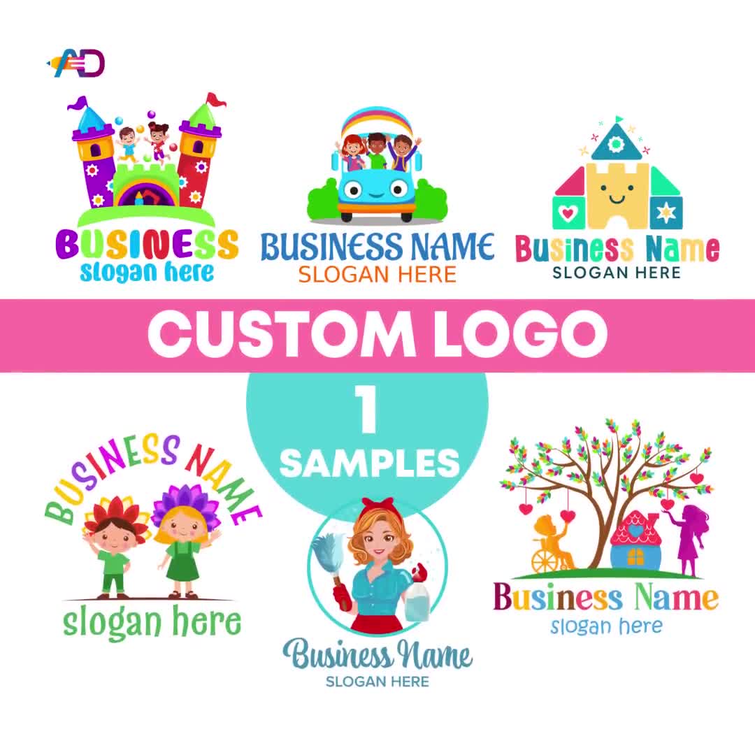 Personalized Childcare Logo – Perfect for Preschools, Playgrounds and Education - Video thumbnail 2