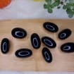 Black Obsidian Tumbles, Polished Tumbled Obsidian, Jewellery