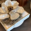 Large Oyster Shell Magnolia Flower, 2 Layer/tier, Oyster Magnolia ...