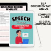 Speech Therapy Documentation Guide: SLP Templates & SOAP Notes (digital ...