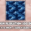 Cloudy Night Digital Paper Starry Night Seamless Pattern Watercolor ...