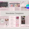 Small Business Newsletter Template, Canva Template, Fully Editable ...