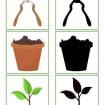 Garden Shadow Matching Cards,garden Flashcards, Spring Activity ...
