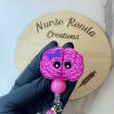 Brain Badge Reel, Neuro Badge, Cute Badge Reel, Medical, Gift, Nurse ID  Holder, CNA, Doctor, Neuro Nurse, Neurologist, EEG Tech
