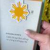 Philippines Sun Bookmark - Glossy Vinyl Pinoy Pride Reading Accessory ...