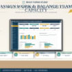 Resource Planner & Capacity Planner Spreadsheet: Team… product video 2
